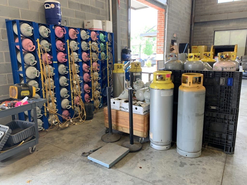 Refrigerant station Morris-Jenkins
