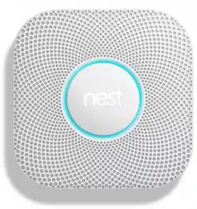 Nest smoke and carbon monoxide detector.