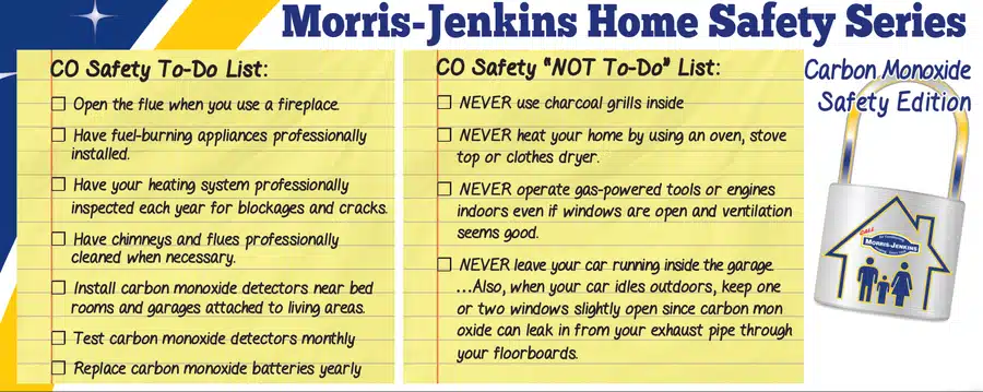 Morris-Jenkins home safety series checklist.