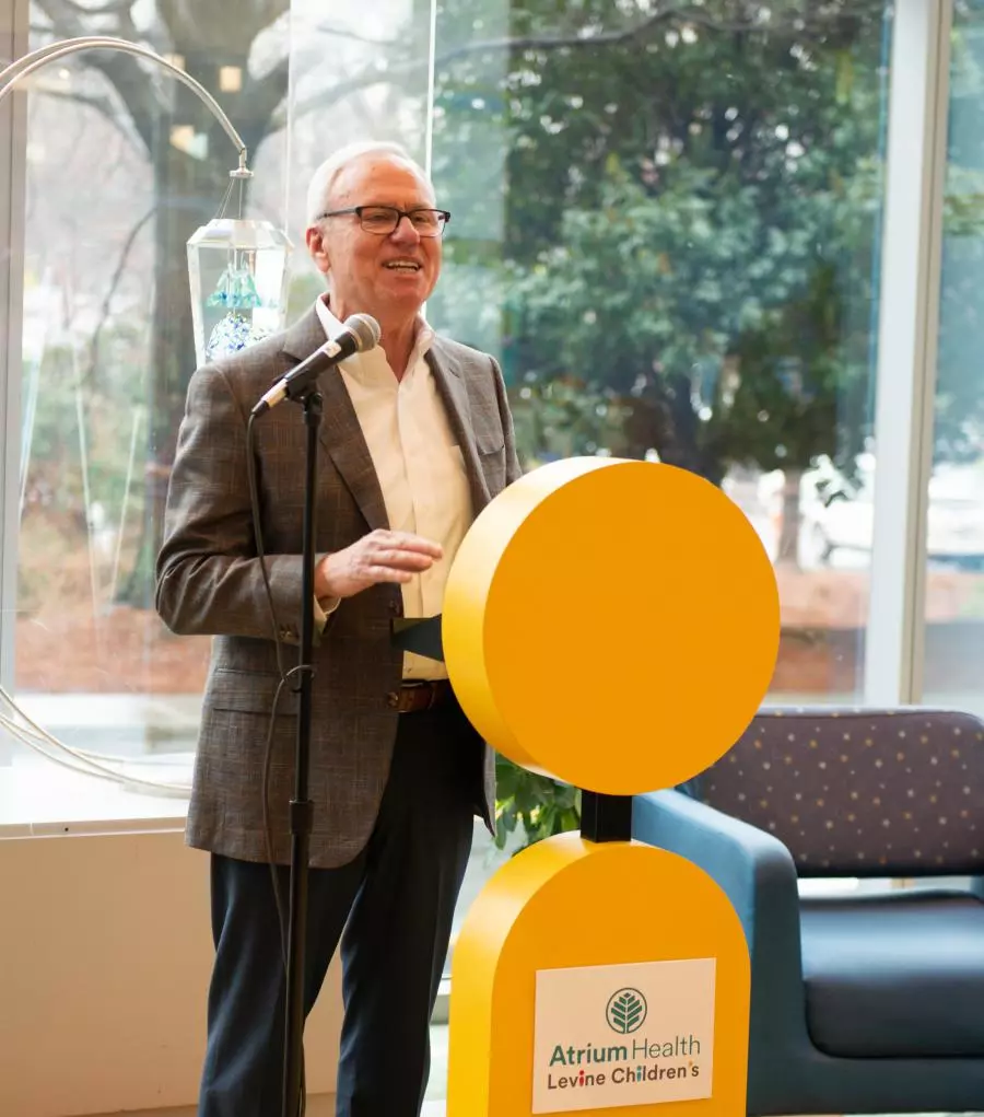 Mr. Jenkins at the Levine Children's Hospital