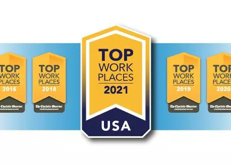 Top work places USA 2021 banner