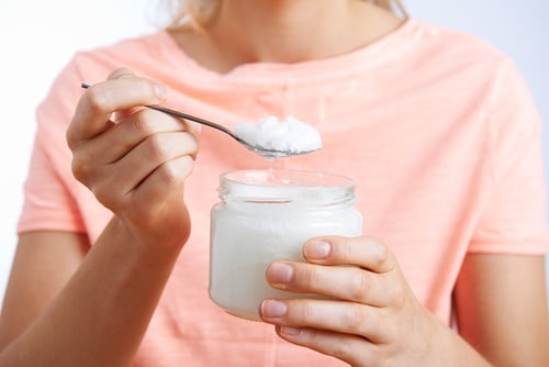 Coconut Oil in a Jar