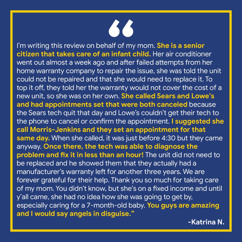 Katrina N. Morris-Jenkins Service Testimonial